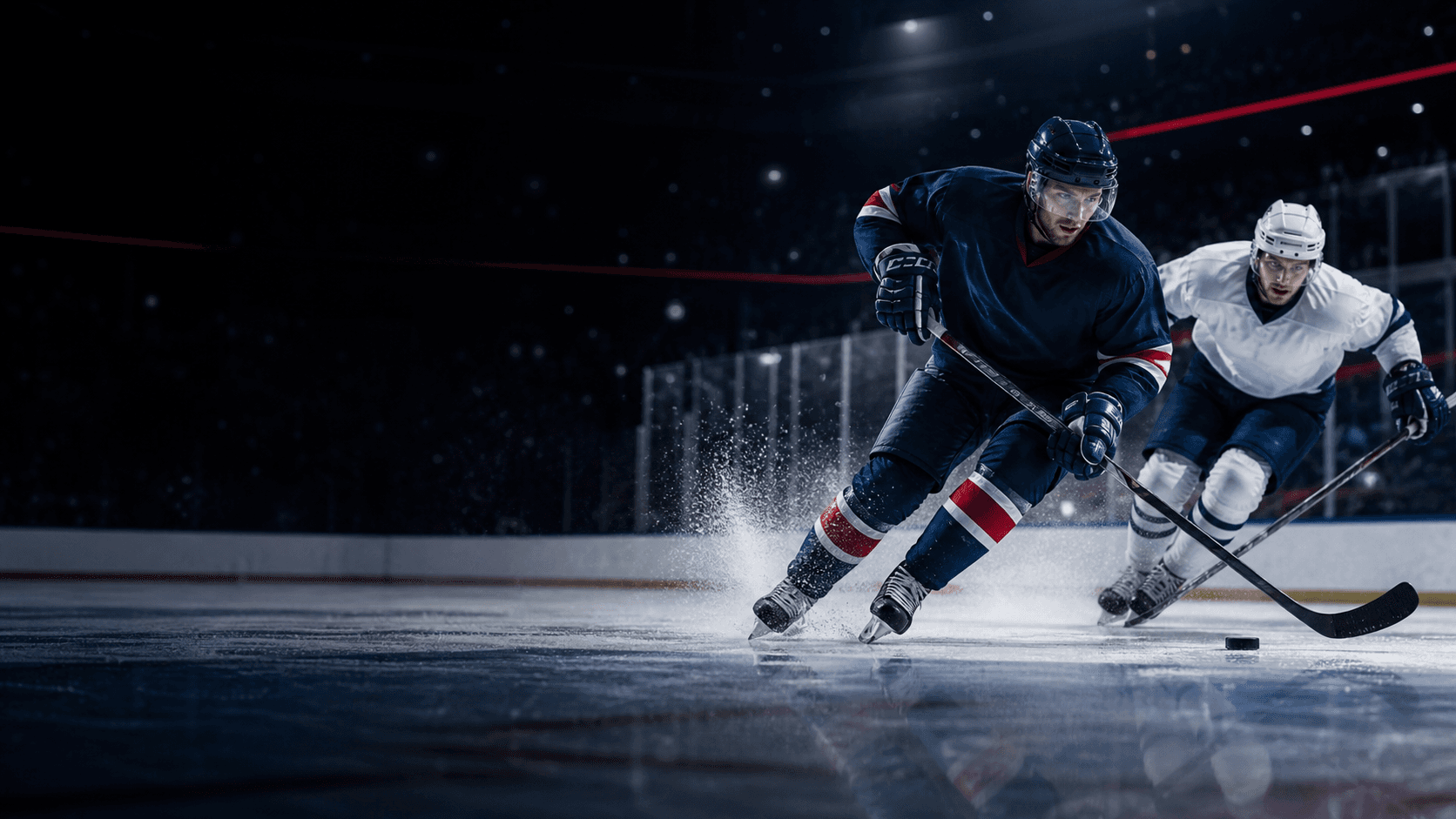 Fictional professional hockey development artwork